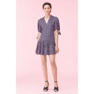 Rebecca Taylor Wild Rose Silk Twill Dress